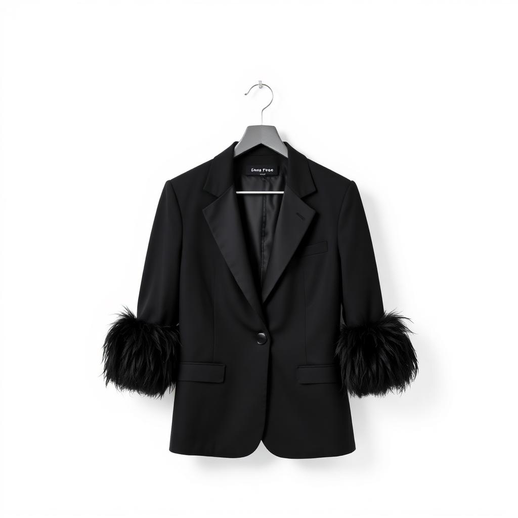 Svartur blazer